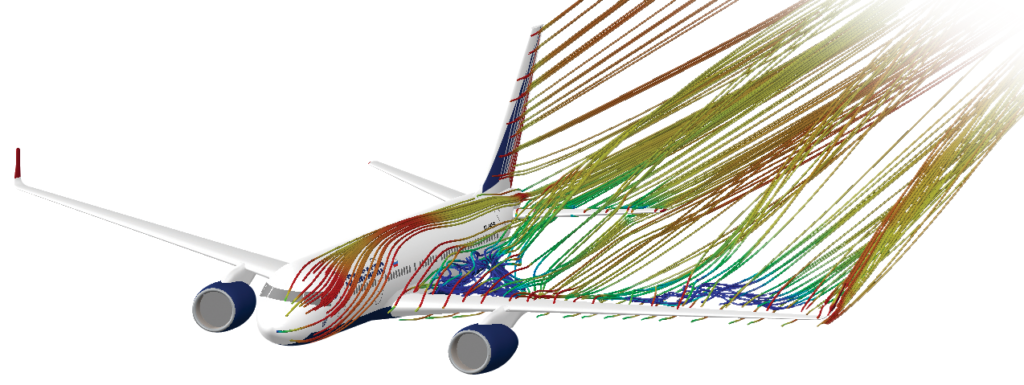 floEFD - flow simulation - airplane
